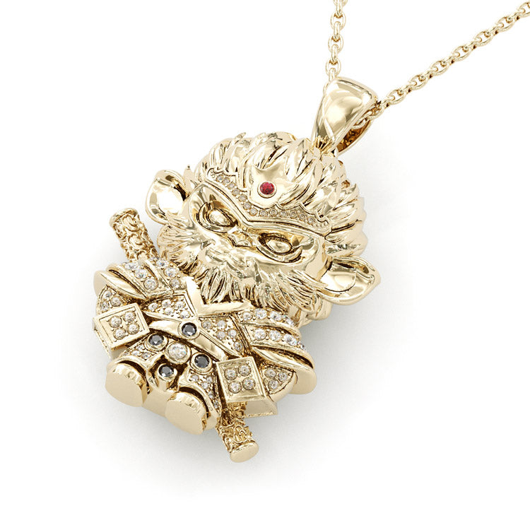 Jzora handmade monkey king "Sun Wukong" necklace