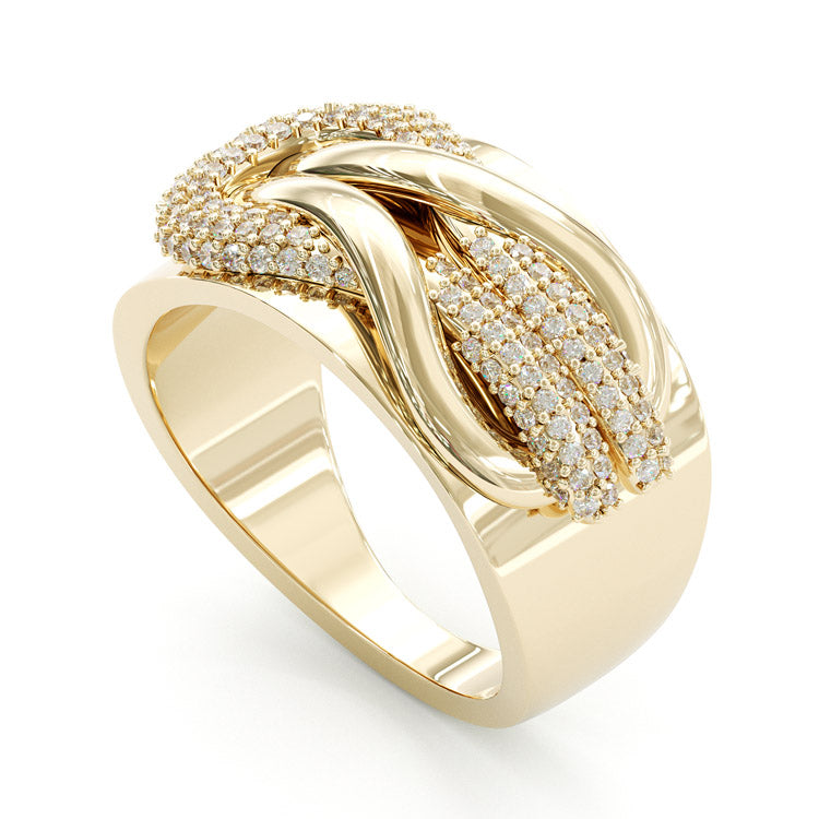 Jzora handmade gold unique sterling silver band ring