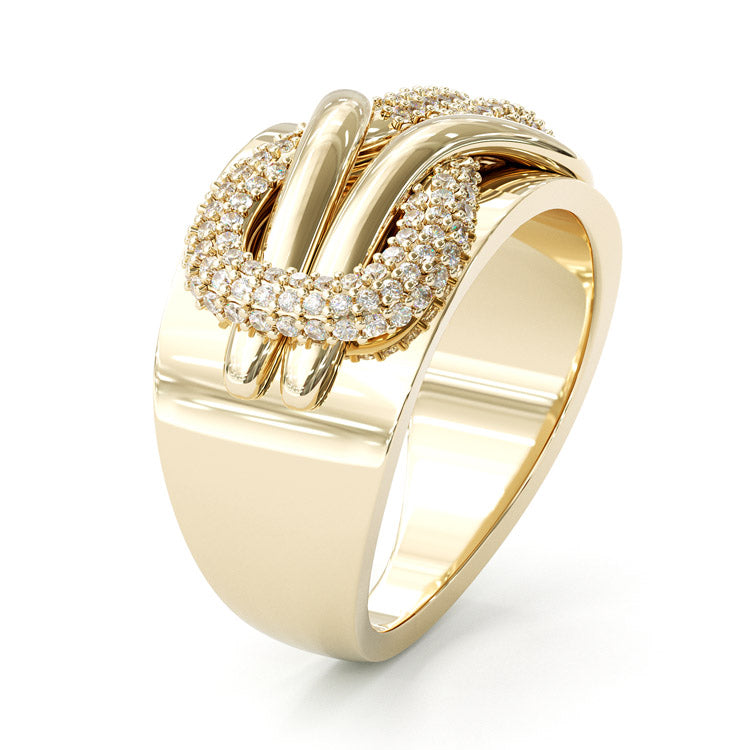 Jzora handmade gold unique sterling silver band ring