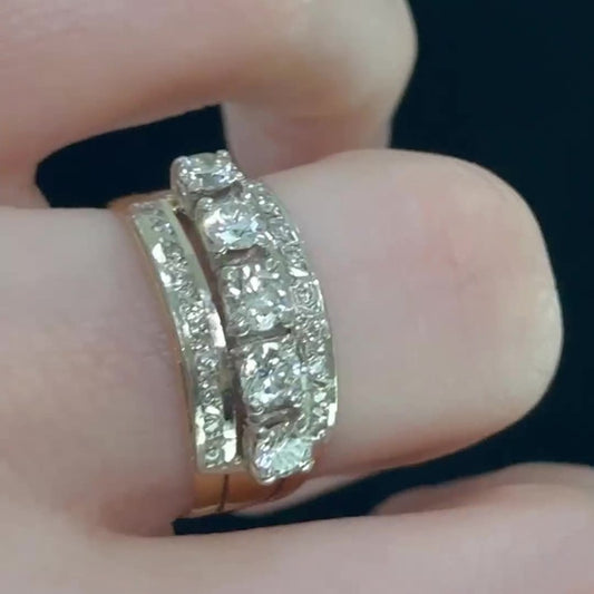 Jzora handmade timeless sparkle round cut vintage-inspired men's ring