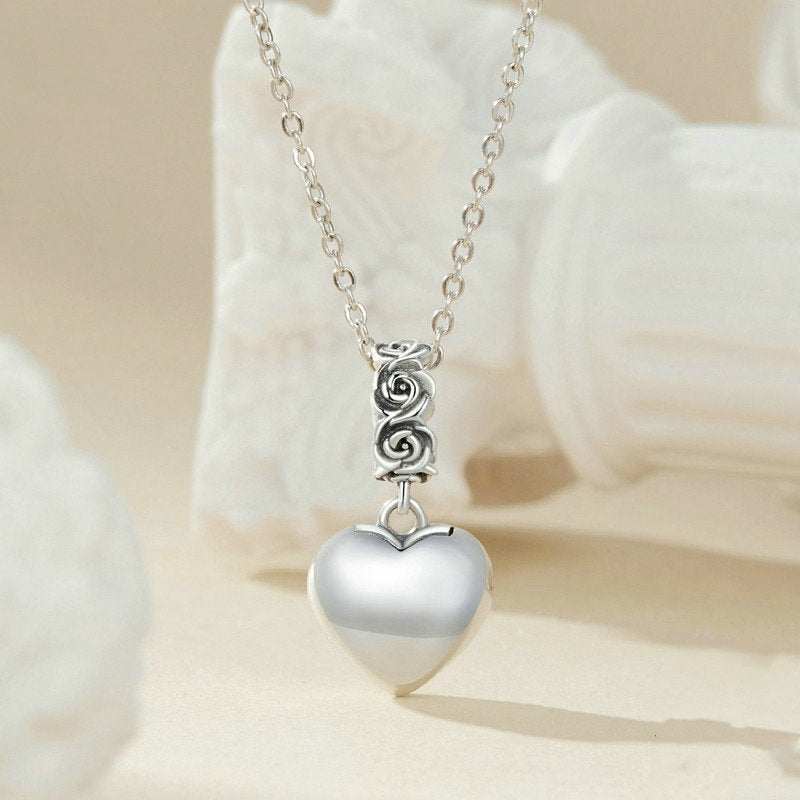 Jzora Romantic Rose Proposal Box Sterling Silver Charm