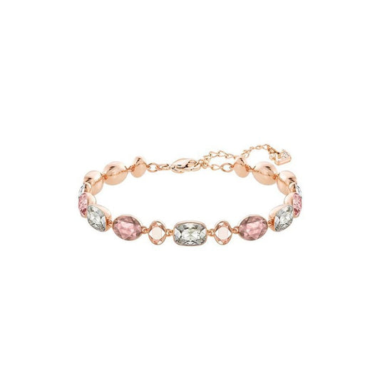 Jzora handmade multi-stone brilliant tennis alloy bracelet
