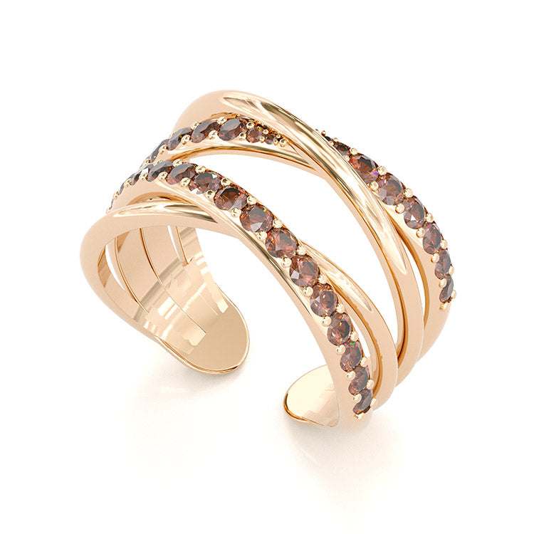 Jzora handmade handmade round cut created diamond adjustable sterling silver wedding ring