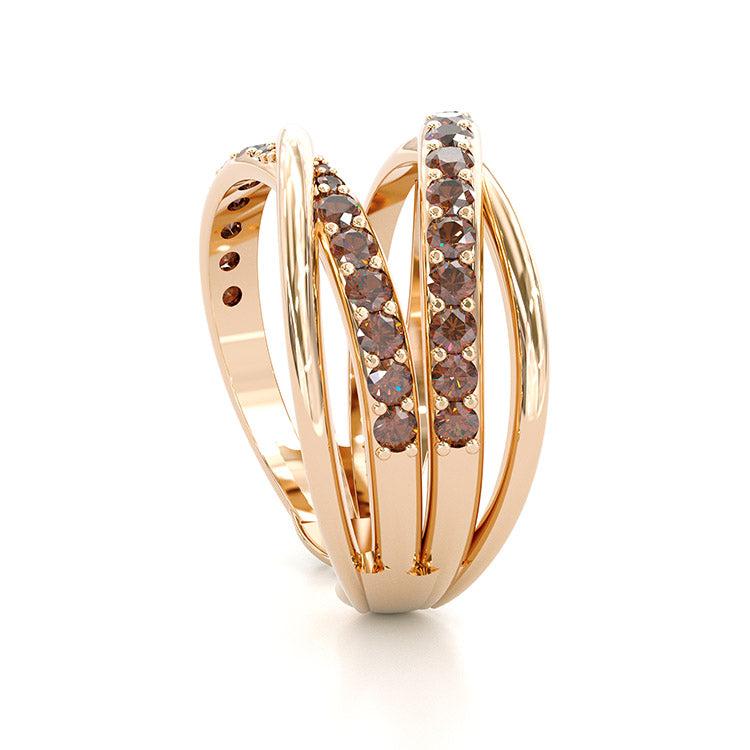 Jzora handmade handmade round cut created diamond adjustable sterling silver wedding ring