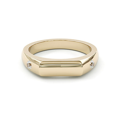 Jzora handmade minimal modern design simple sterling silver ring