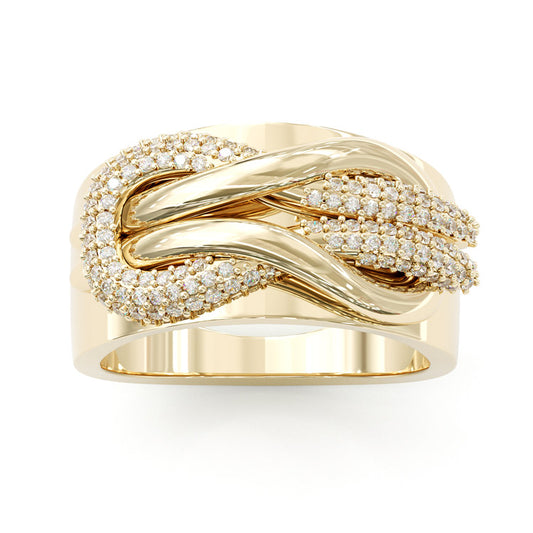 Jzora handmade gold unique sterling silver band ring