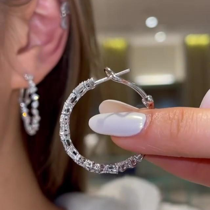 Jzora handmade multi stone classic sterling silver earrings