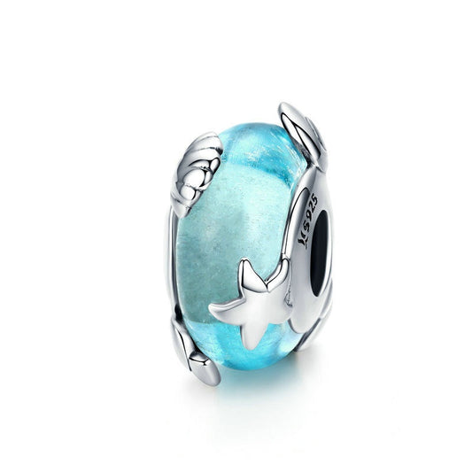 Jzora Ocean World Glazed Sterling Silver Charm