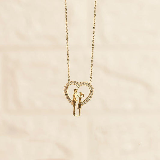Jzora handmade love anniversary sterling silver necklace