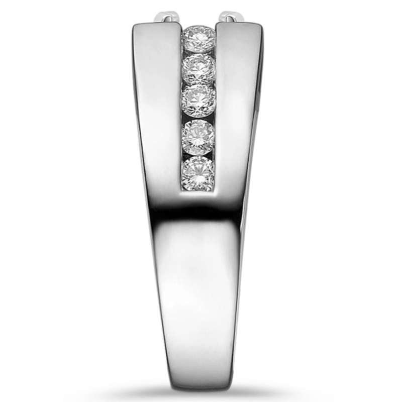 Jzora Handmade 3CT Marquise Cut Cathedral Channel‑Set Luxe Bold Men’s Wedding Ring