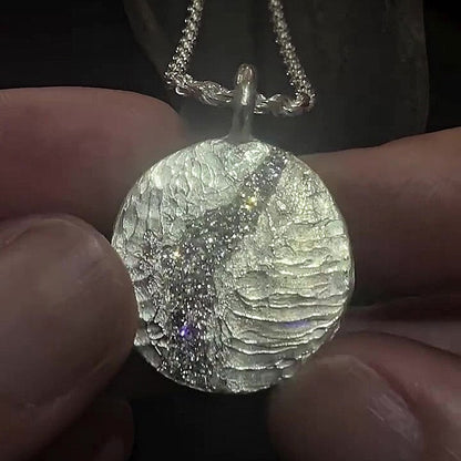 Jzora handmade sparkling river detail breaker pendant necklace