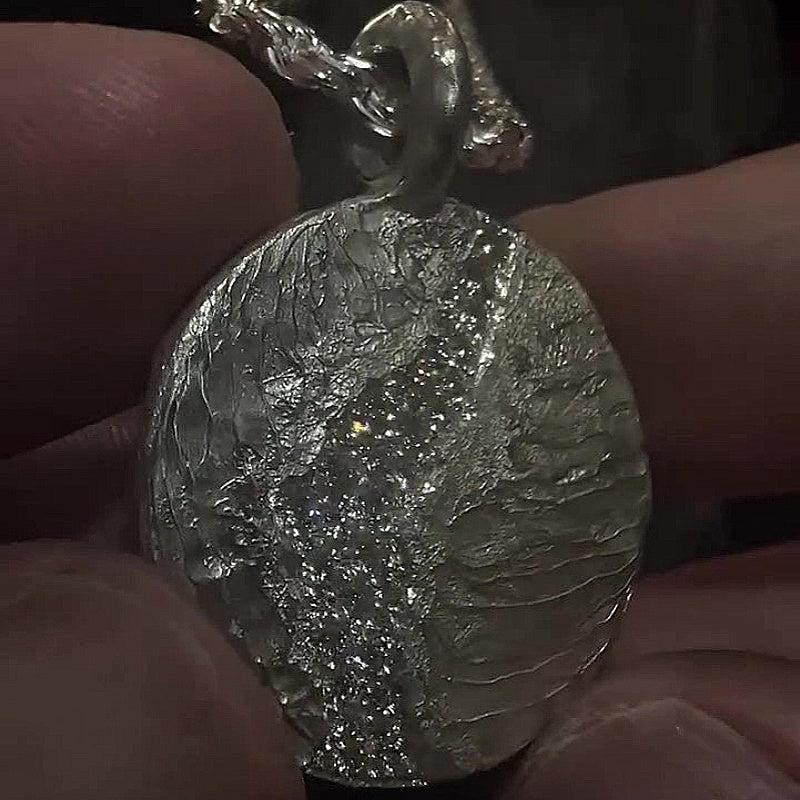 Jzora handmade sparkling river detail breaker pendant necklace