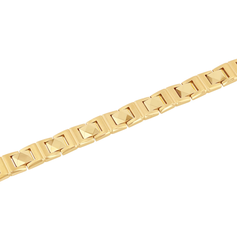 Jzora handmade glamorous gold link bracelet