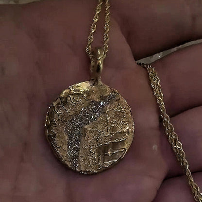 Jzora handmade sparkling river detail breaker pendant necklace