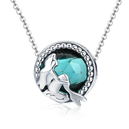 Jzora Ocean Mermaid Tears Sterling Silver Charm