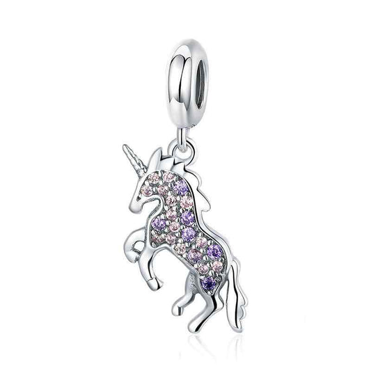 Jzora handmade dreamy Unicorn sterling silver charms