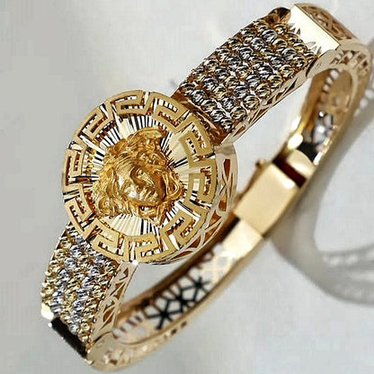 Jzora handmade greek-inspired design statement bracelet for men