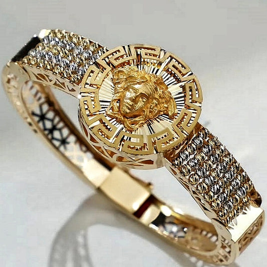 Jzora handmade greek-inspired design statement bracelet for men