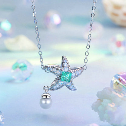 Jzora Summer Fantasy Starfish Sterling Silver Charm