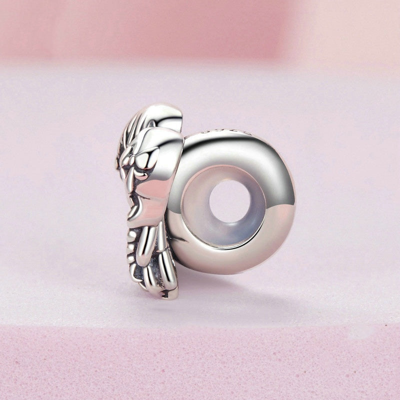 Jzora Cute Little Boy Girl Locator Sterling Silver Charm