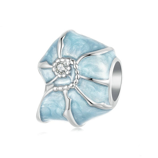 Jzora Summer Blue Conch Sterling Silver Charm