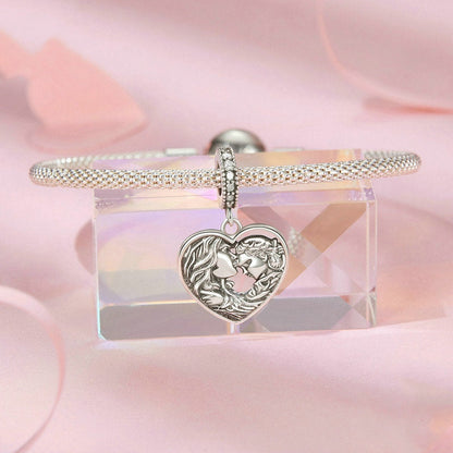 Jzora Love Cozy Mother's Day Vintage Sterling Silver Charm