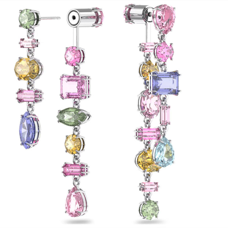 Jzora handmade asymmetrical candy alloy earrings