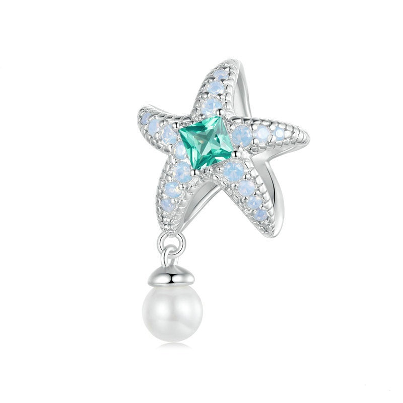 Jzora Summer Fantasy Starfish Sterling Silver Charm