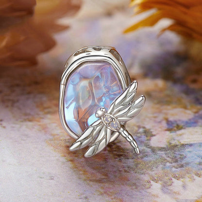 Jzora Spring Illusion Dragonfly Sterling Silver Charm