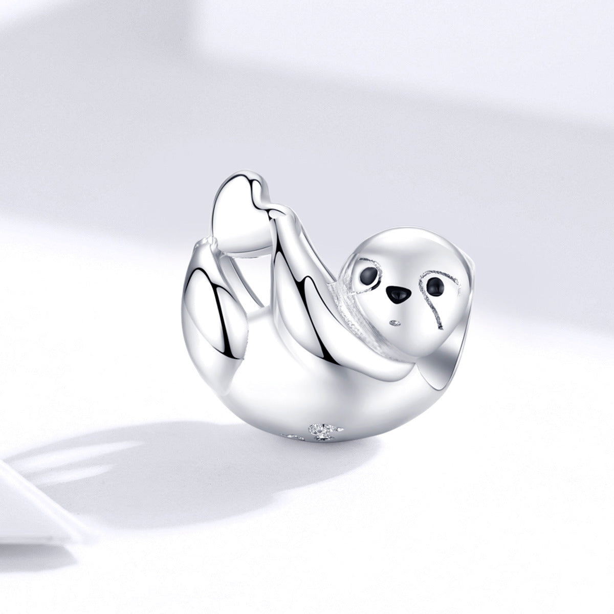 Jzora Little Sloth Cute Animal Sterling Silver Charm