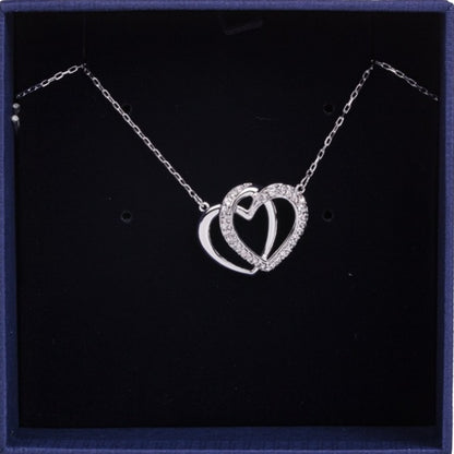 Jzora handmade Heart-to-Heart alloy necklace