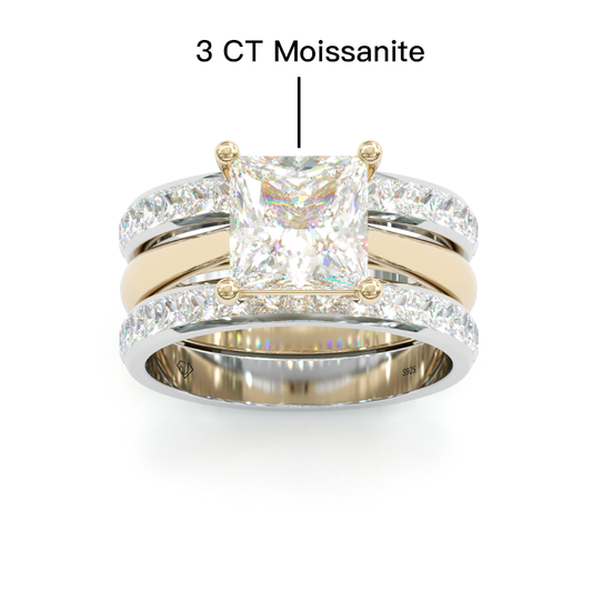 Difference in price for replacement of 3-carat moissanite