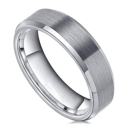 Jzora titanium wide ring simple style created men's band